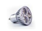 LED žárovka 3W 3xPower LED GU10 260lm teplá bílá